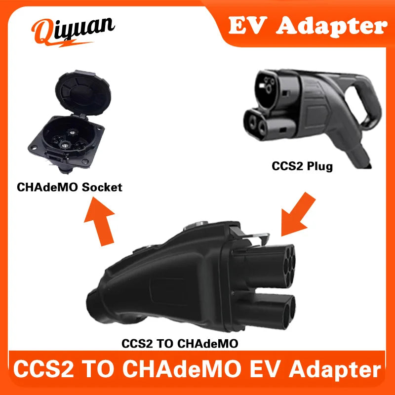 200A CCS2 To Chademo Universal Car EV Adapter